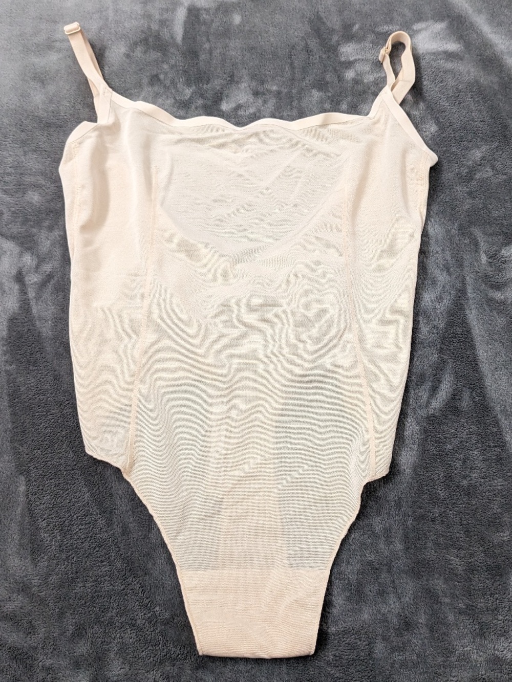 NWT Skims Sheer Sculpt Low Back Thong Bodysuit - Size Medium